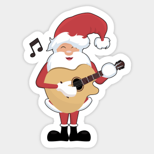 Santa Music Christmas Sticker